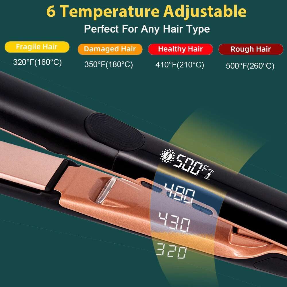 Plasma Flat Iron 500F Straightener Keratin Treatment For Frizzy Recovers The Damaged Hair Irons