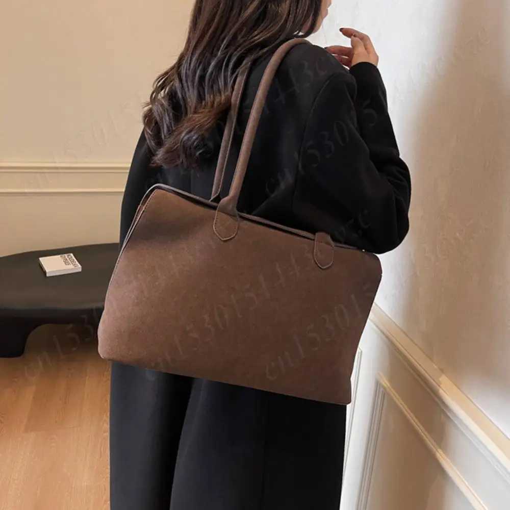 Handbag for Wen Suede Shoder Bag with Inner Pocket Underarm Bag Suede Trendy Top Handle Bag Sahel Bag Work Bag Z250514