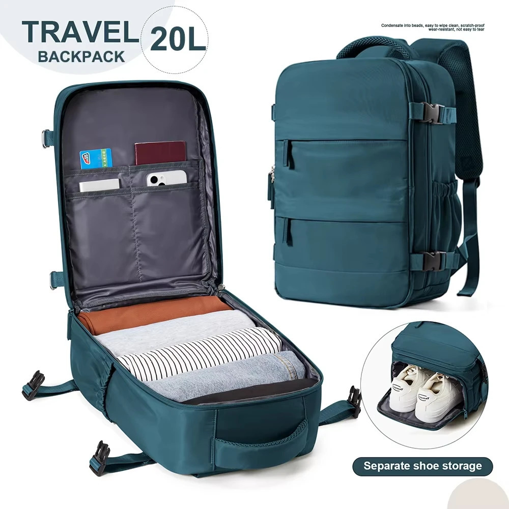 Women Men Hand Luggage Backpack Business Laptop Bag College Travel Waterproof Carry on Cabin School 250514