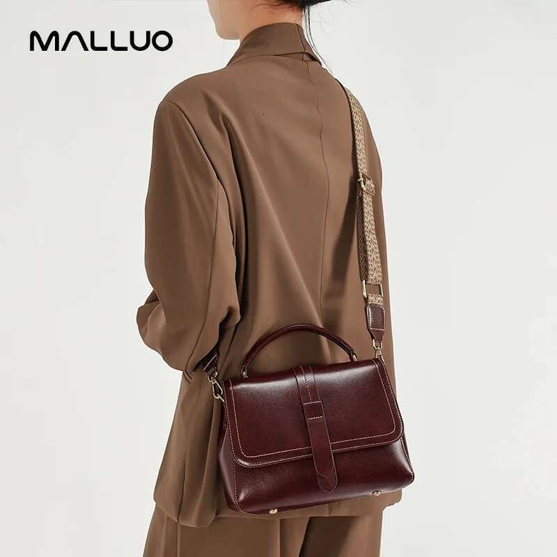 Women Natural Cow Leather Shoulder Bag Ladies Retro Commuting Durable Cowhide Bags Female Designer Handbags For Lady New 250514