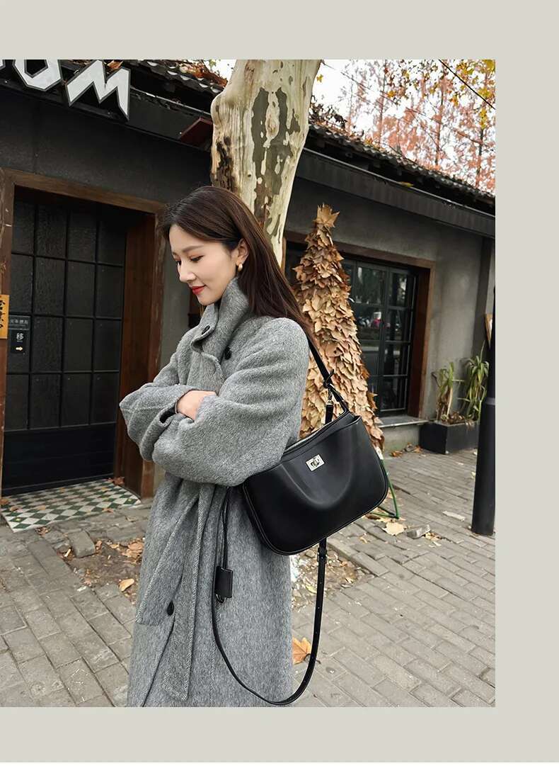 2025 New High End Single Shoulder Underarm For Women Niche Design Mahjong - Inspired Fashion Lock Square Messenger Bag