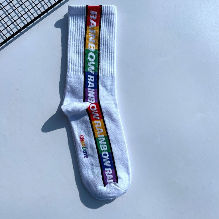 Designer Men s And Women s Sports Socks Mid Tube Fashion Street Letters Personality Hip hop Skateboard Style Long Socks Sports Socks Wholesale Free Sh