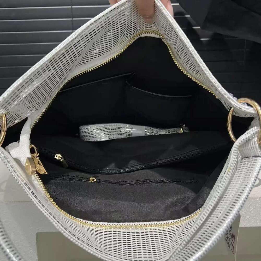 Ladies' Fashionable And Elegant Jewelry Handbag, Large Capacity Personalized Full Dia Shoulder Bag