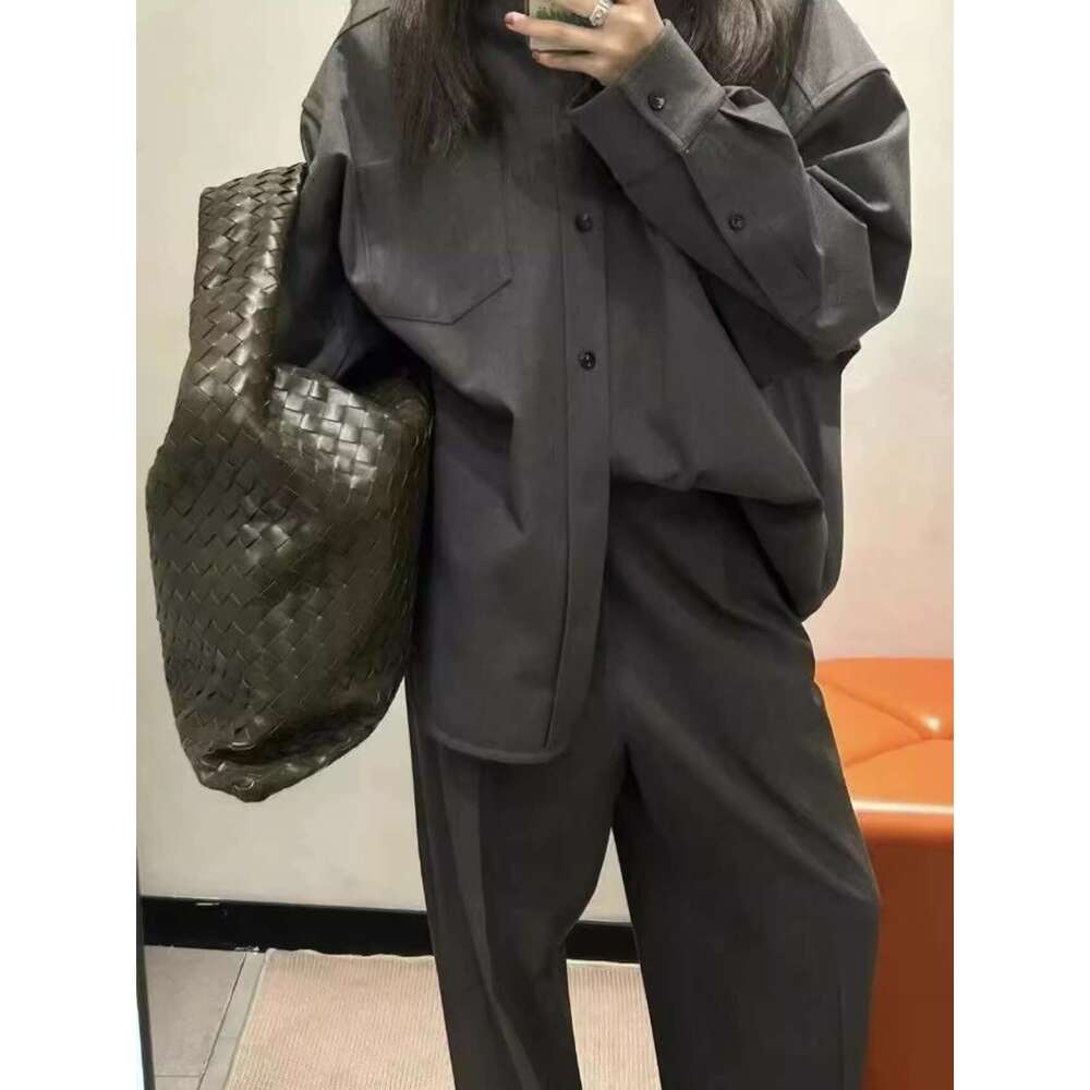 Olive green soft leather new women s large capacity single shoulder tote pure hand woven armpit bag