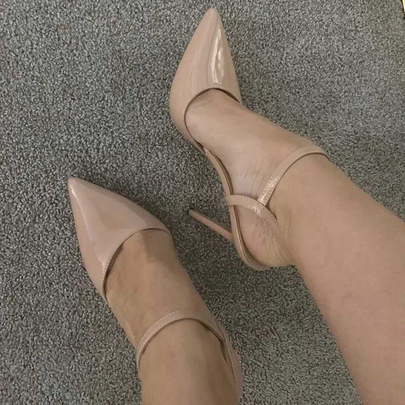 Women 10.5cm High Heels Sandals Lady Metallic Gold Silver Patent Leather Stripper Strap Sandles Wedding Fetish Nightclub Shoes W250514