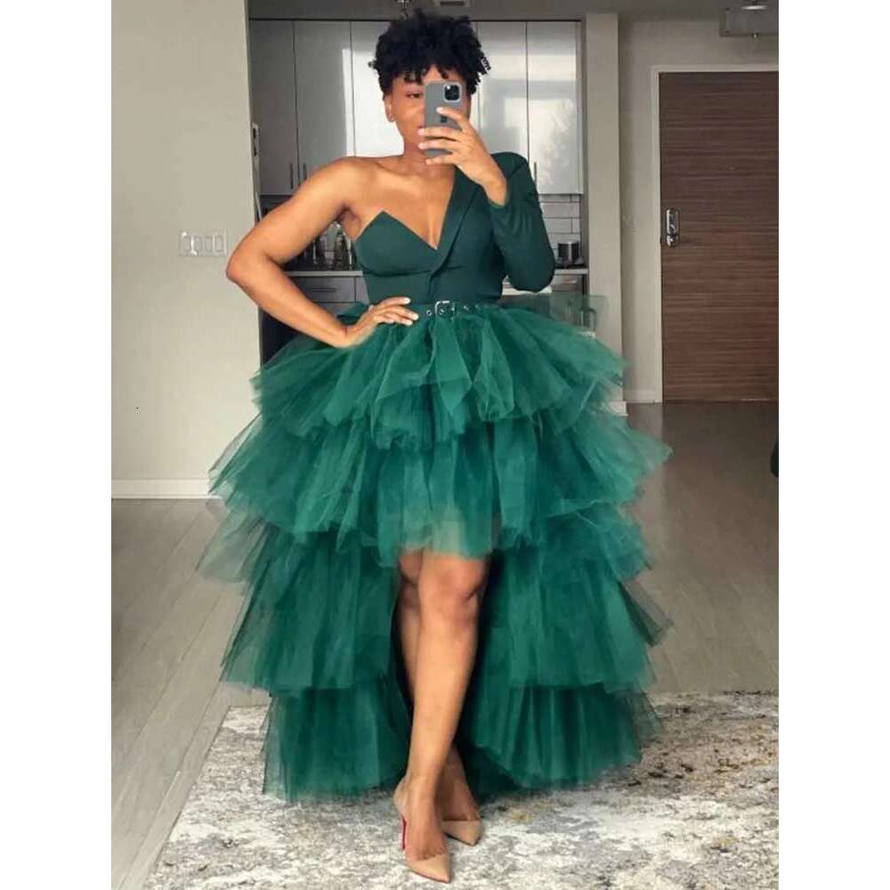 Womens Plus Size Dresses Sexy V Neck Long Elegant with Sleeves Green Evening Mesh Blazer Dress Wholesale Dropshipping
