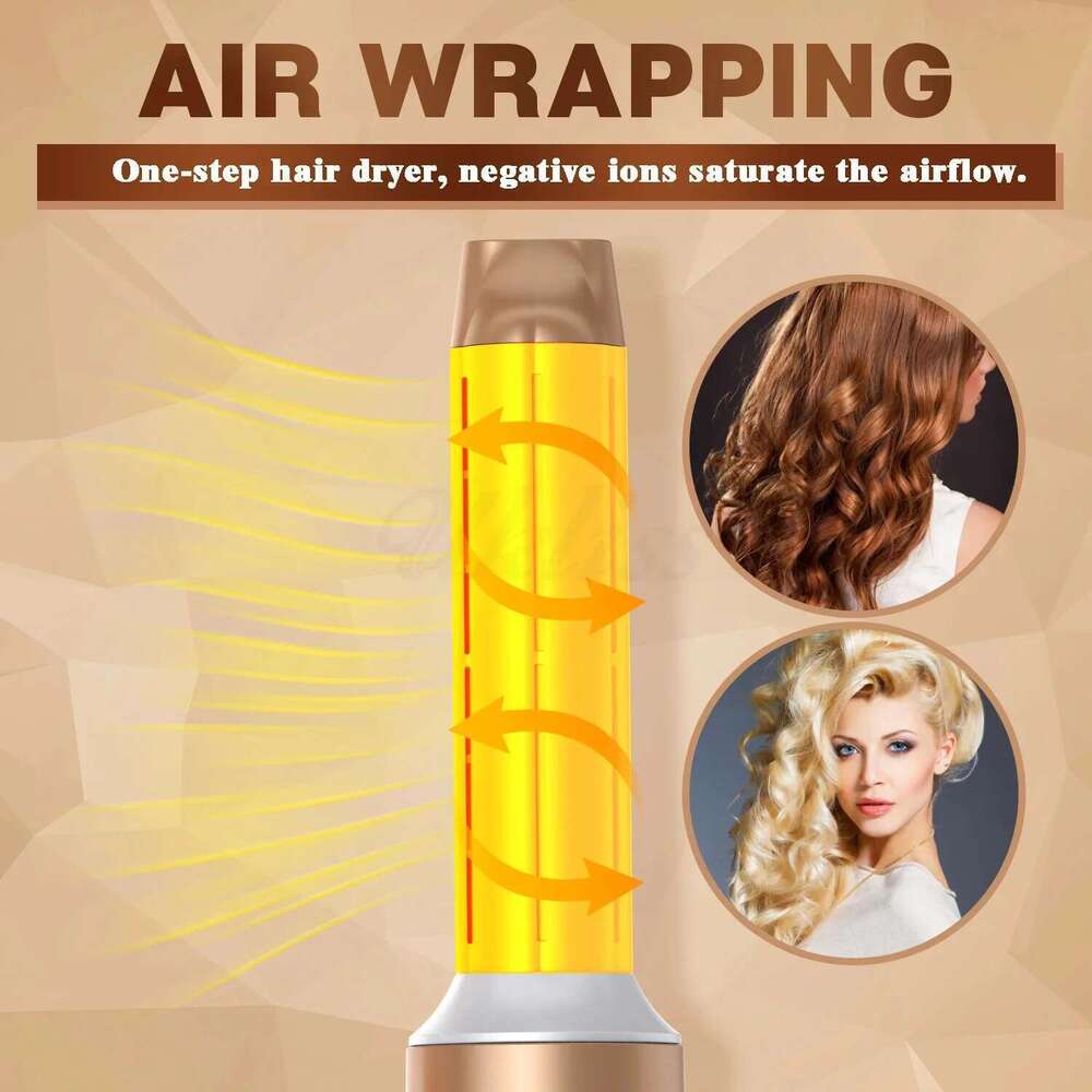 7 in 1 Multi-function High Speed Brushless Noise Reduction Styling Dryer Hair Can Be Exchanged Hot Air Comb