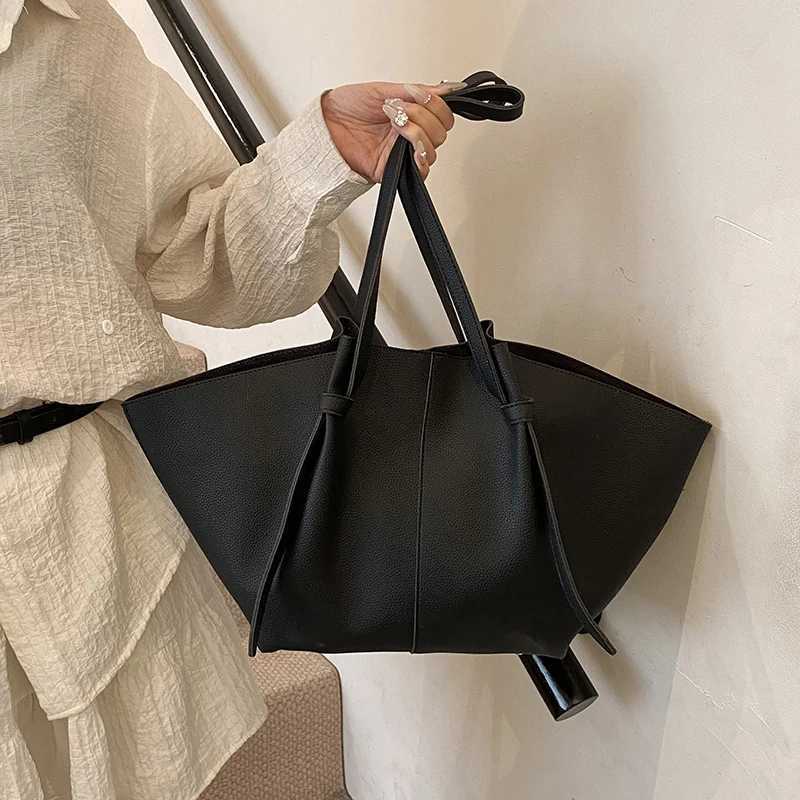 Brand Wens Large Capacity Wing Tote Bag Lychee Pattern Shoder Bag Simple Cmuter Handbag Fi Casual Underarm Bag Z250514
