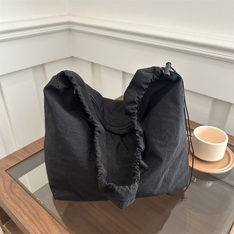 Korean Version Dumpling Nylon Simple Canvas Large Capacity New Free Delivery Designer Bag Casual Bag Luxury Bag Women's Trendy Single Shoulder Cr