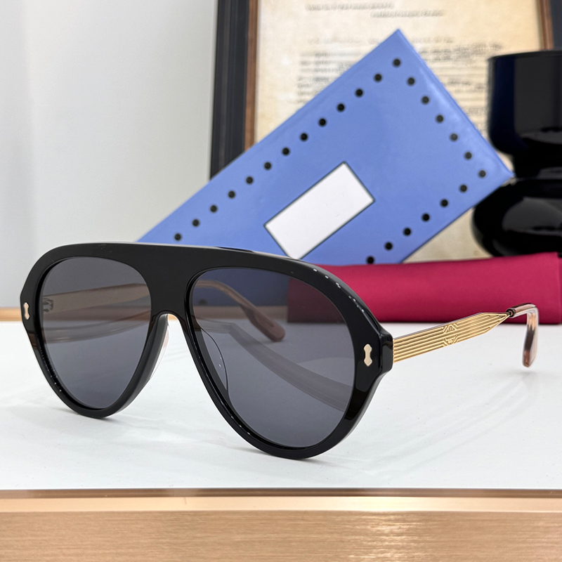 Designer Pilot Sunglasses Mens Womens Vintage Oval Full Frame Model 1515 Luxury Sunglasses Outdoor Goggles UV400 Radiation Glasses With Box