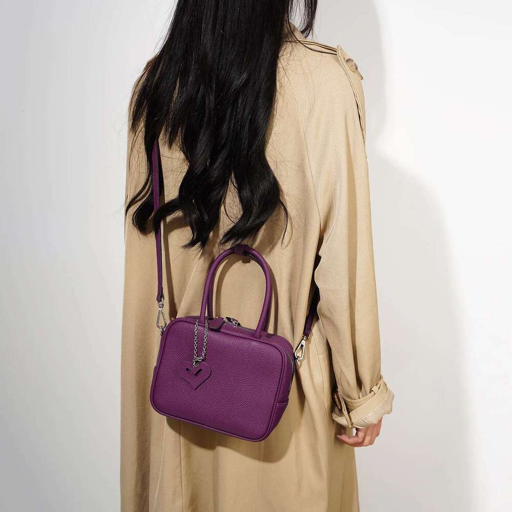 Designer Bag 2025 Genuine Leather Bowling Women's Crossbody Designer Bag Commuter Shoulder Handbag For Women Luxury Bag