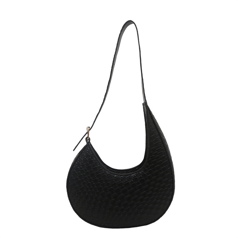Elegant Simple New Free Luxury Bag Delivery Designer Bag Woven Pattern Handbag For Women In 2025 Versatile Stylish Crescent Bag Fashionable And Popula