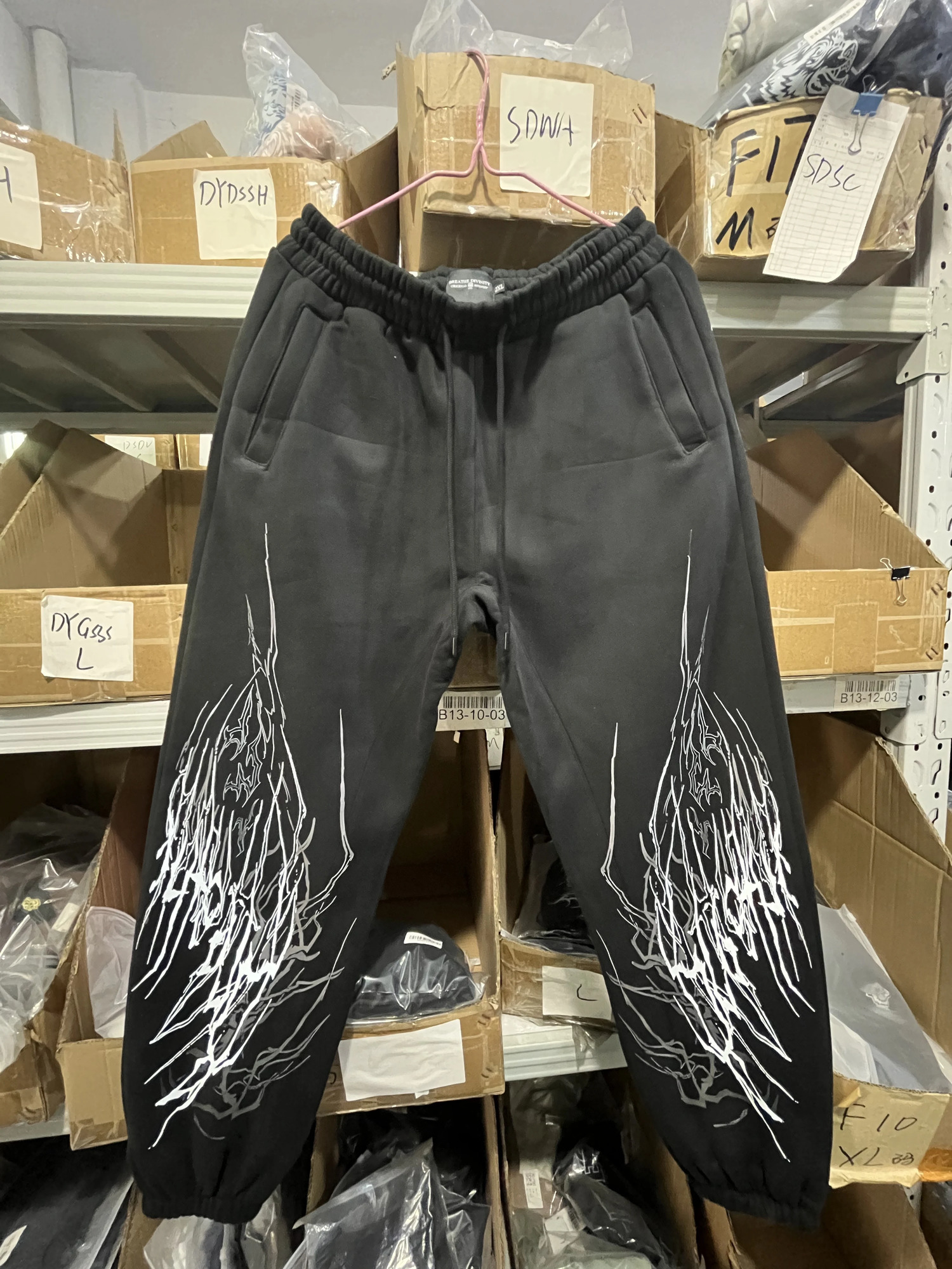 Breathedivinity Joggers Men Women autumn winter American fashion with fleece for men US size Ship Only 250514