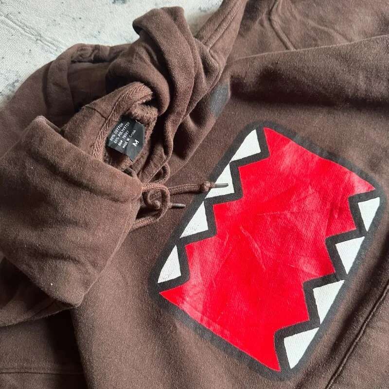 Y2k Haruku Style New Fashion Cartoon Print Hoodie Women Streetwear Vintage Hip-Hop Popular Casual Couple Sports Sweater Tops Designer