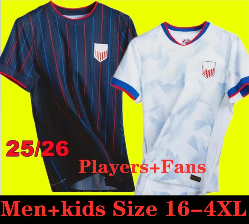 3XL 4XL 25 26 Rose Lavelle PULISIC Soccer jerseys USWNT Megan Rapinoe Trinity Rodman Alex Morgan Team 2024 2025 2026 USAS Alex Morgan Lindsey Horan Sophia Mallory