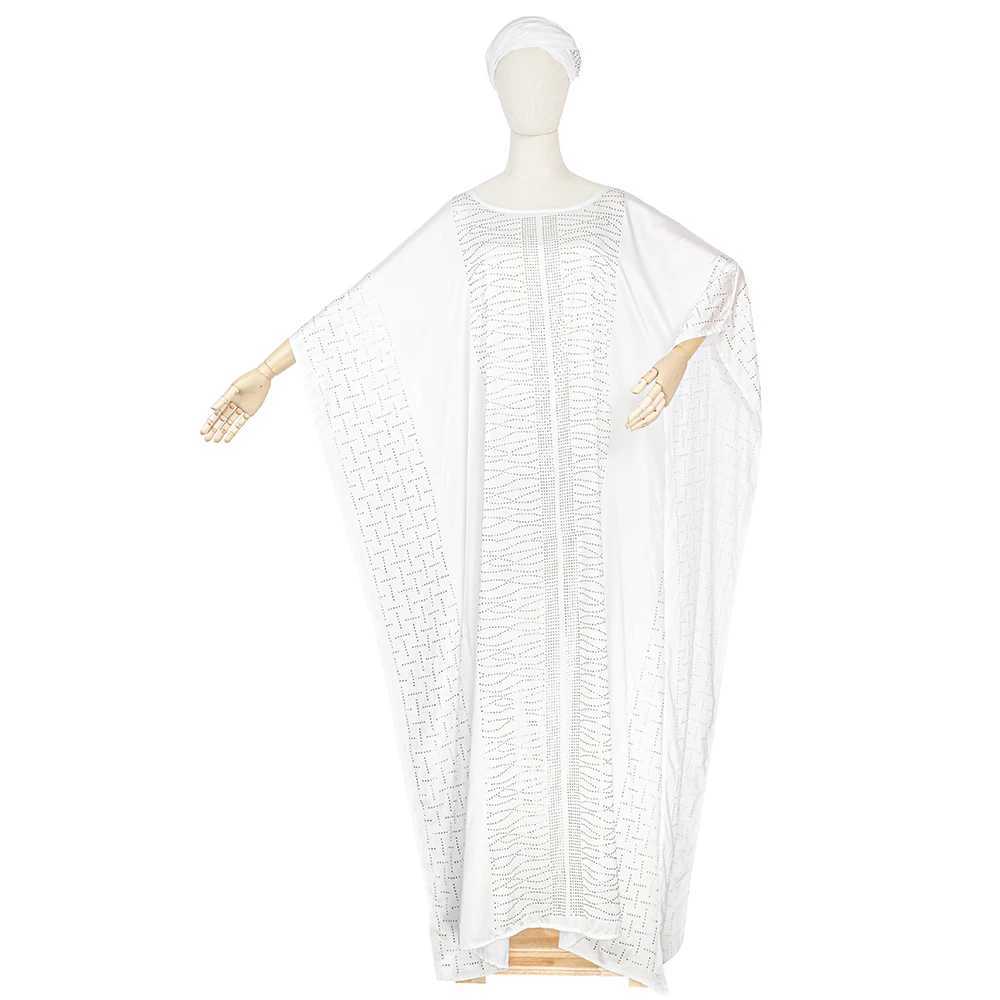 MD Elegant Dubai African Chiffon Dresses For Women Robe White Muslim Ramadan Abaya Dashiki Gown Plus Size Africa Church Clothing X250514