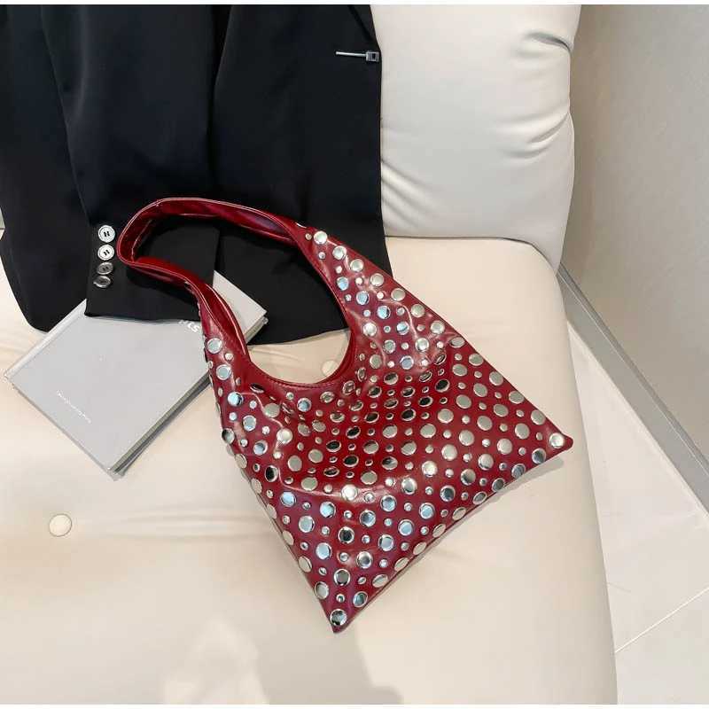 2025 Decorati Wens Shoder Bag New Motorcycle Style Underarm Handbag Fi Large Capacity All-me Handbag Z250514