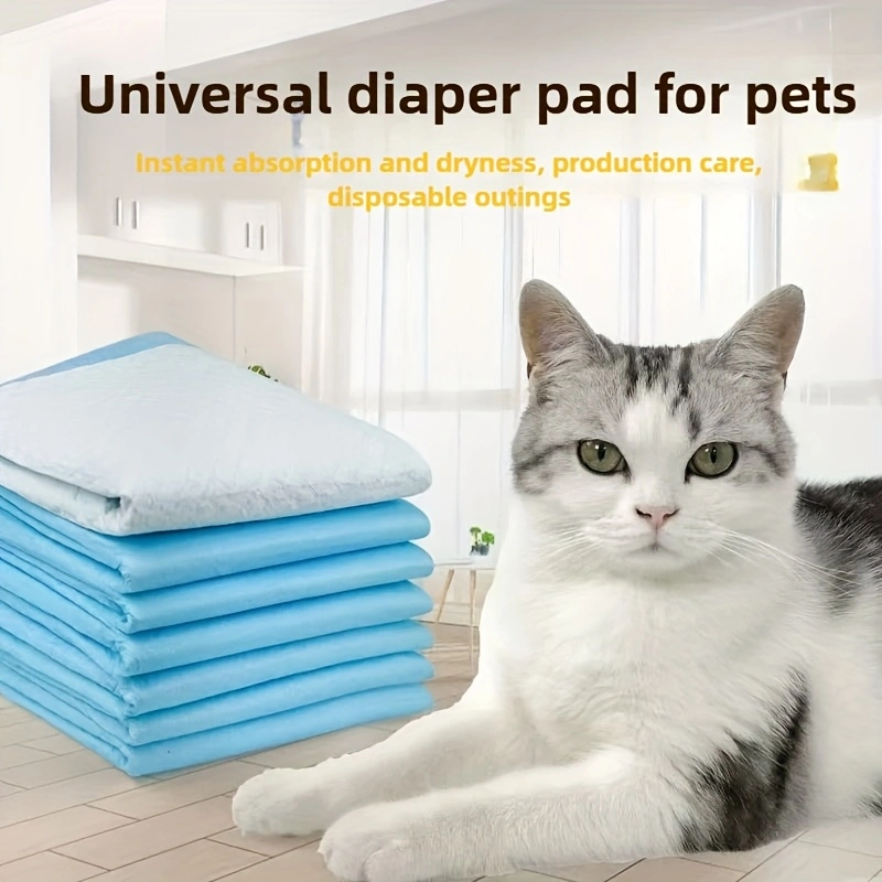 Disposable Heavy Duty Puppy & Cat Pee Mats with Built-in Scent Blockers Ideal Solution for Tidy Living Spaces