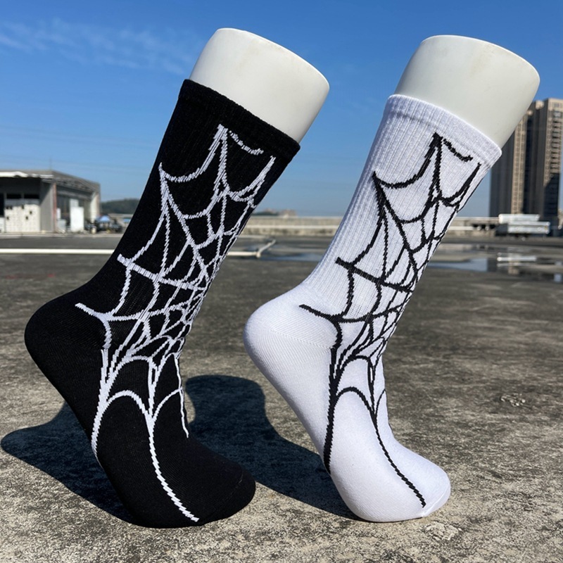 Designer Socks Trendy Men S Women S Medium College Style Street Skateboarding Black And White Personalized Sports Long Cotton Socks Sports Socks