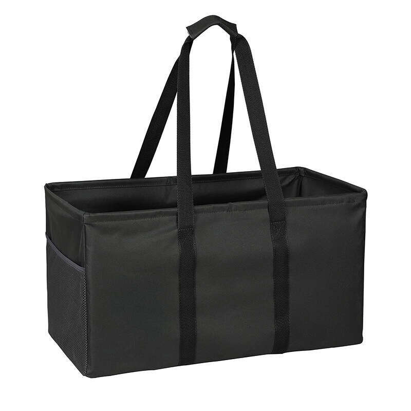 Oxford cloth picnic outdoor spring outing large capacity hand-held foldable storage supermarket shopping basket