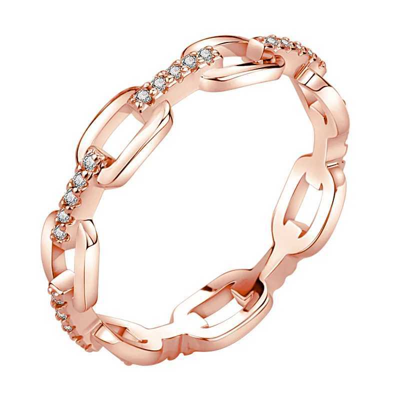 925 Sterling Silver Geometric Clear CZ Ring for Women Exquisite Stackable Finger Rings Wedding Party Statement Jewelry GiftXJ250514
