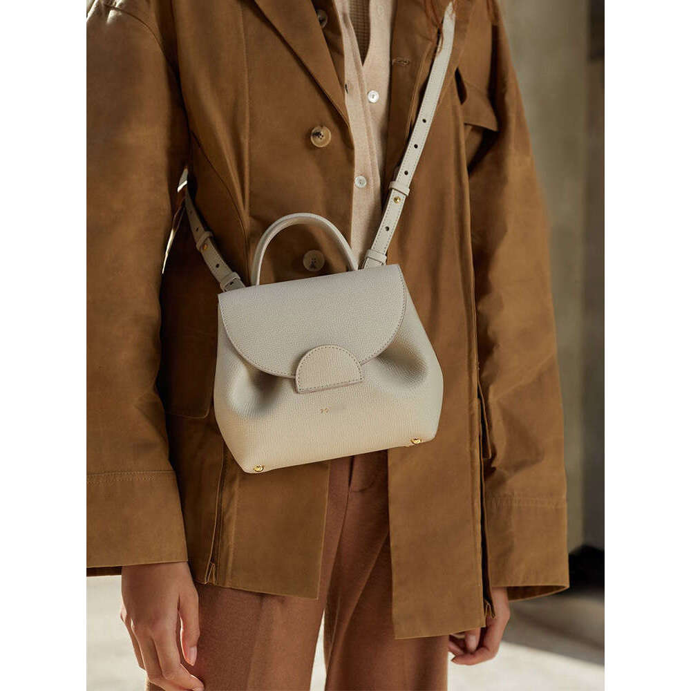 Tote Bag French Pol Niche Brand Smiley Face Numerounnano Series High Quality Single Shoulder Hand Held Women S Bag KQ