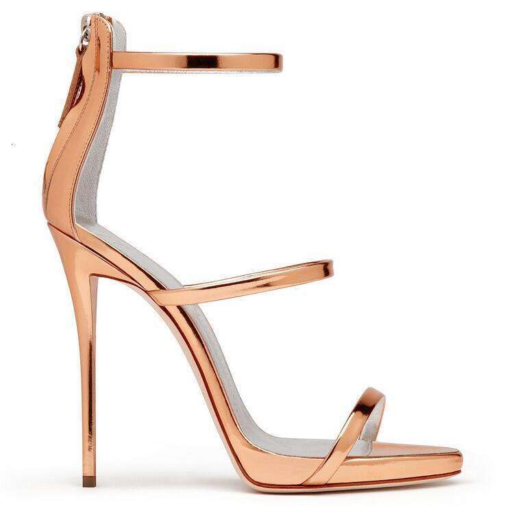 12cm high heels One string fashion gold silver sandals summer womens shoes fashionable womens shoes runway shoes sandals sizes big size 34-35 dh605855