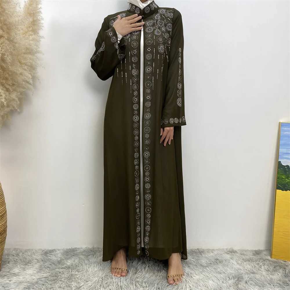 2023 Fashion Muslim Kimono Abaya Cardigan Abaya Ramadan dress Dubai Turkey Eid dress Islamic loose comfortable abaya X250514