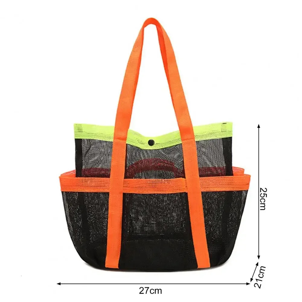 Portable Mesh Toiletry Bag Large Capacity Beach Quick Dry Shower Perfect for Travel Gym Camping College Dorms Use 250514