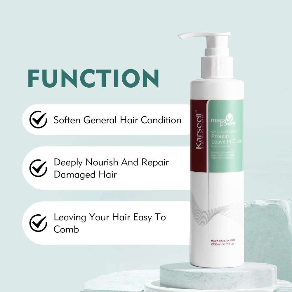 Karseell Leave In Conditioner Repair Treatment Natural Essences Organic Protein Cream For Dry Damaged Hair