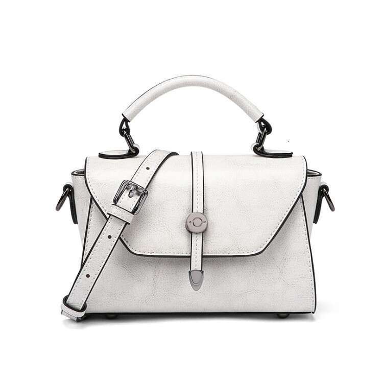Cowhide small fashionable versatile handbag, shoulder women's temperament crossbody bag, 2025 new style, chic and elegant clothing