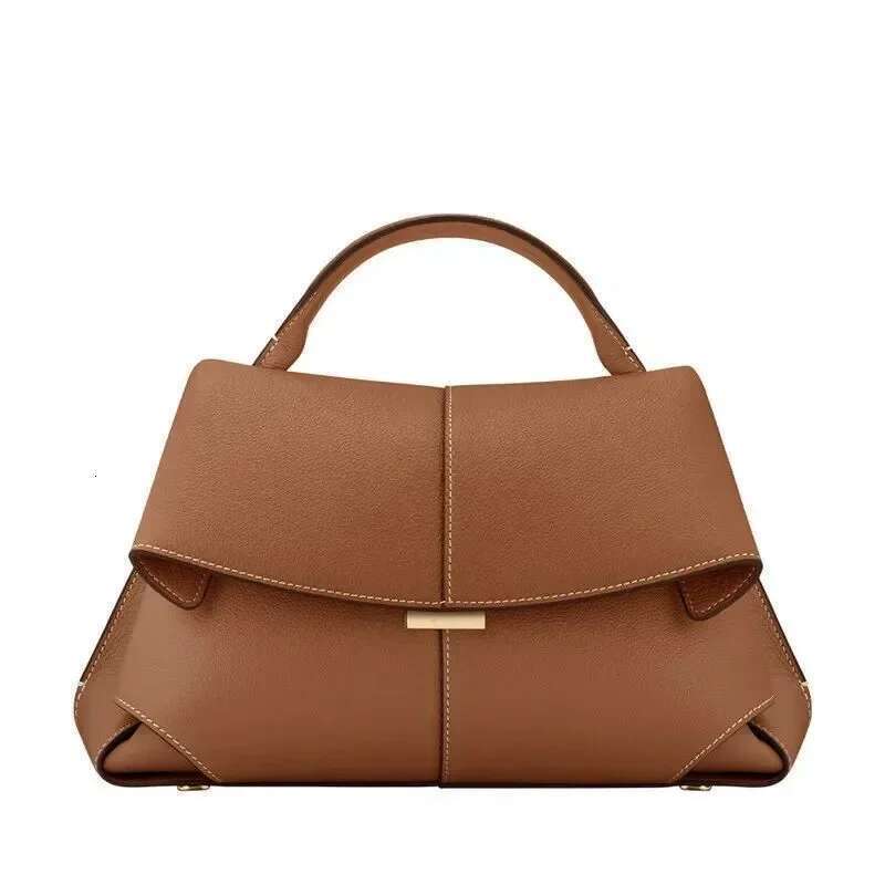 Women's Handbag Large Capacity Solid Color Casual Trend Dumpling Brand Design Fashion Leather Shoulder Crossbody Bag