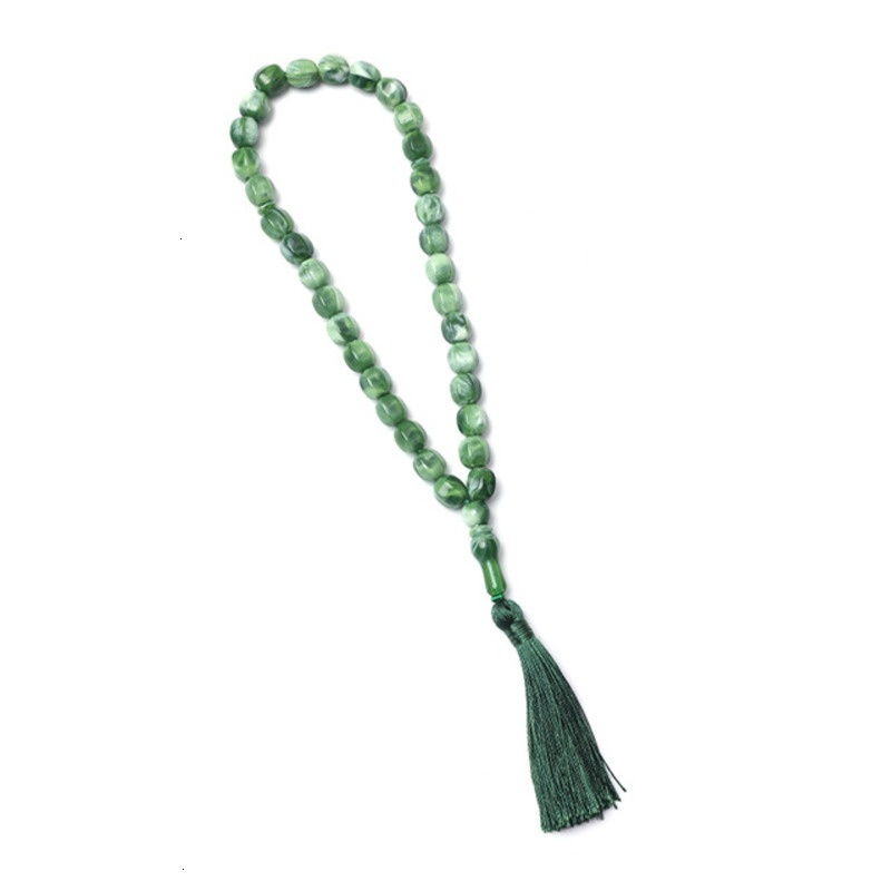 Handheld counting bracelet with 99 Muslim 12 centimeter Palestinian beads, Islamic prayer beads