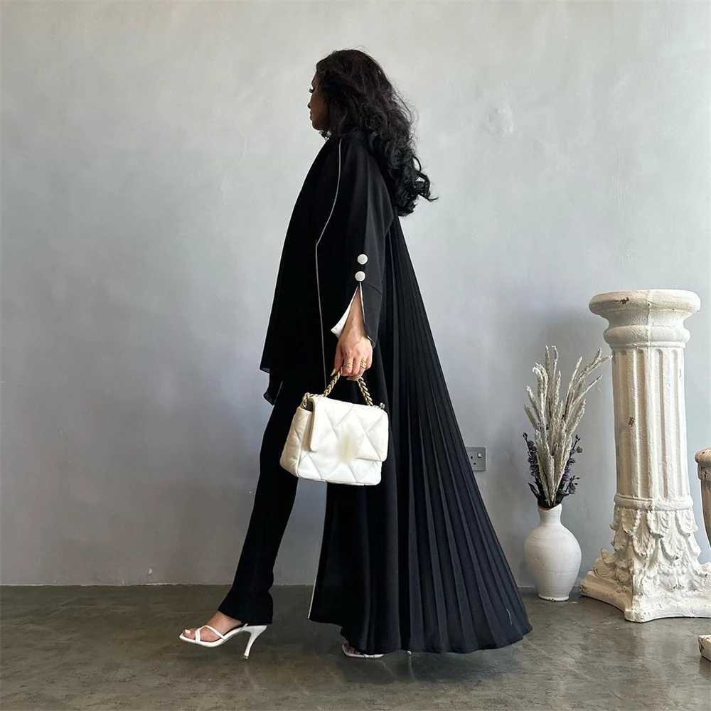 Eid Open Abayas for Women Dubai 2025 Plain Solid Causal Abaya Kimono Turkey Muslim Hijab Dress Islam Outfit Kaftan Robe Ramadan X250514
