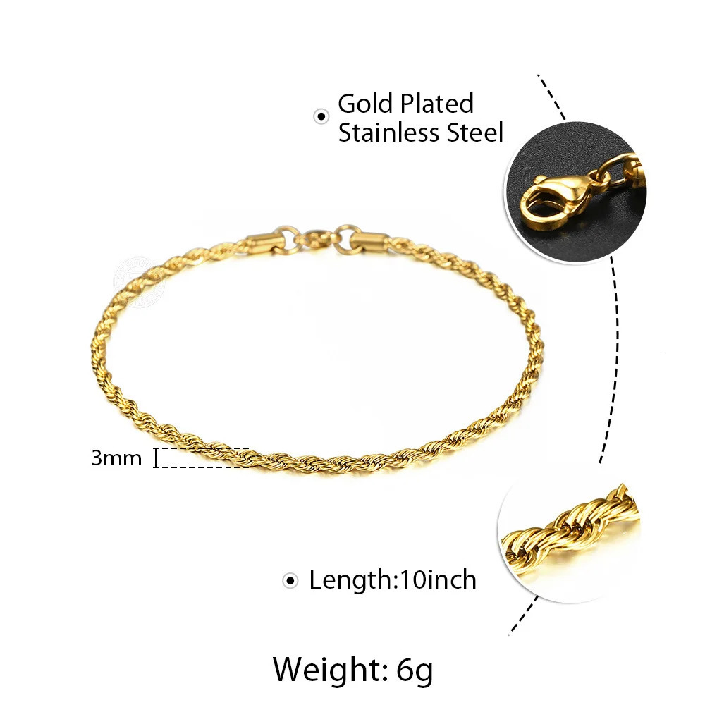 4Pcs/Lot Rope Figaro Curb Link Chain Anklets For Women Bracelet On The Leg Foot Bracelet Female Beach Accessories Jewelry 250513