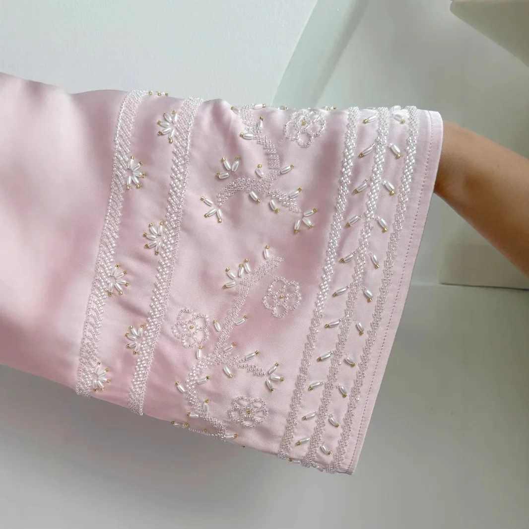 Eid Muslim Women Dresses Jalabiya Beading Cardigan Robe Ramadan Morocco Dubai Open Abayas Kaftan Islam 2025 Modest Vestidos X250514