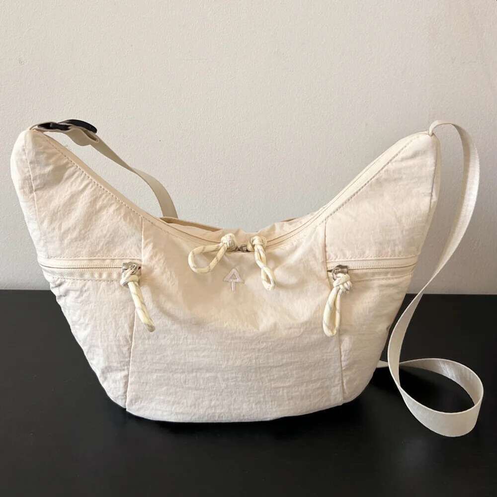 Crescent Premium Nylon Crossbody Women Spacious Stylish Slouchy Shoulder Sling Bag for Everyday Use