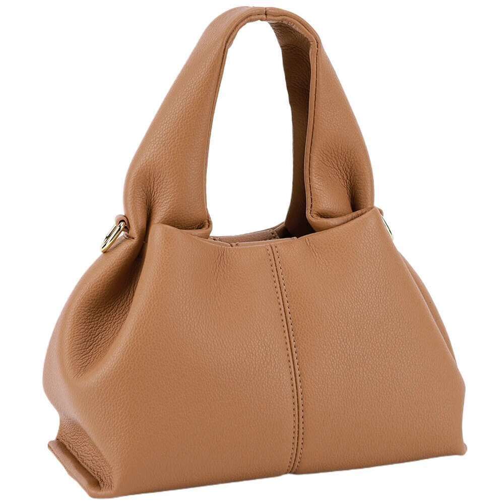 Fashion Clouds Shoulder Ladies Retro Crossbody French Niche Hundreds Pure Colour Lunchbox Bag PU