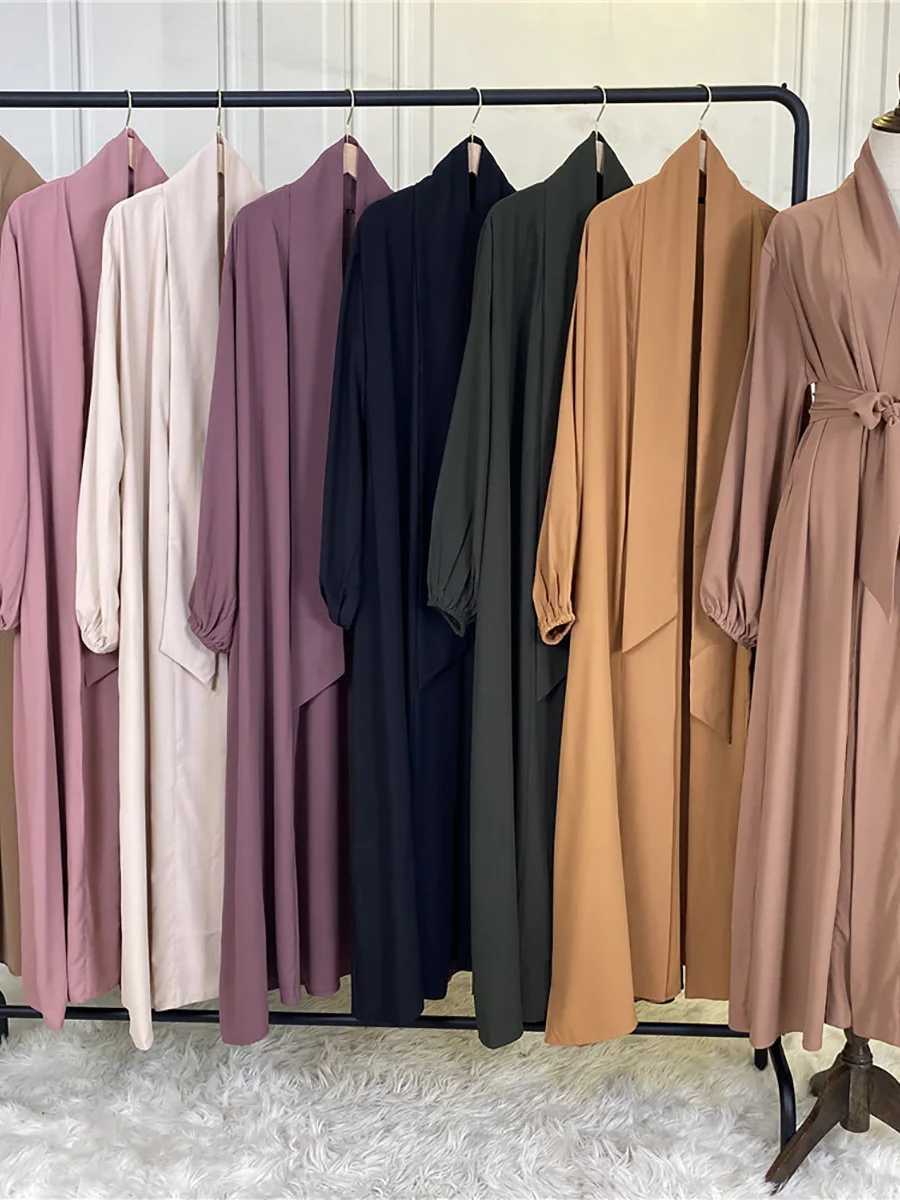 2025 Modest Abaya Ramadan Dubai Robe Femme Musulmane Turkey Kaftan Islamic Clothing Muslim For Women Kimono Caftan Marocain Cardigan X2505141