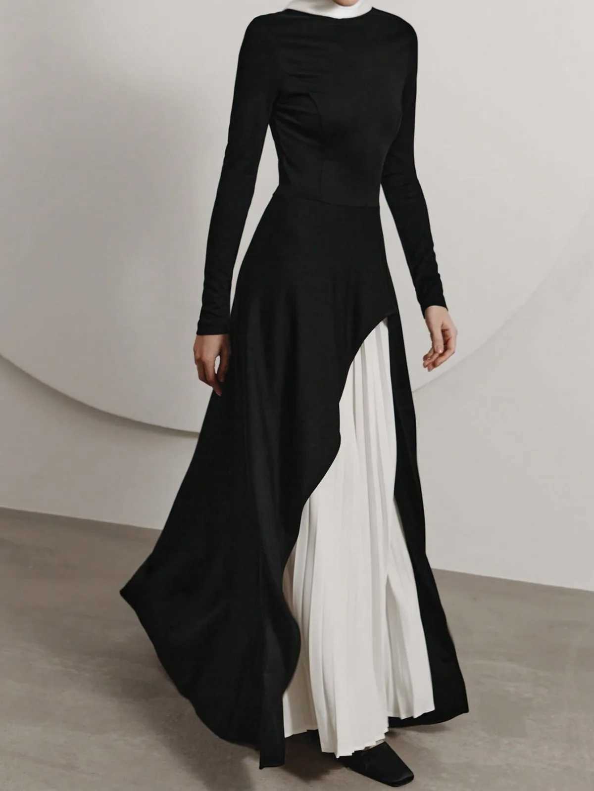 Middle Eastern Fashion Long Dress Women Maxi Dresses Full Slve Islamic Slim Evening Dress Muslim Party Dresses Turkey Kaftans X250514