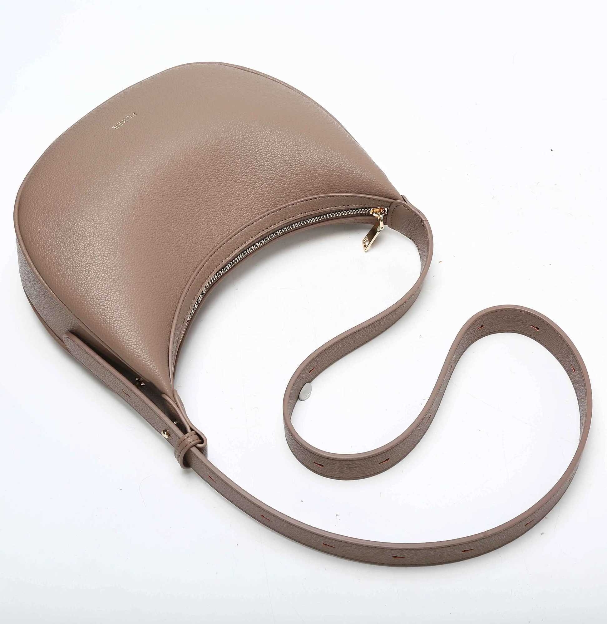 FOXER Wen Fi Small Shoder Bag Lady Crossbody Handbag Half-Mo Underarm Bag with Perfect Gift for Wife Z250514