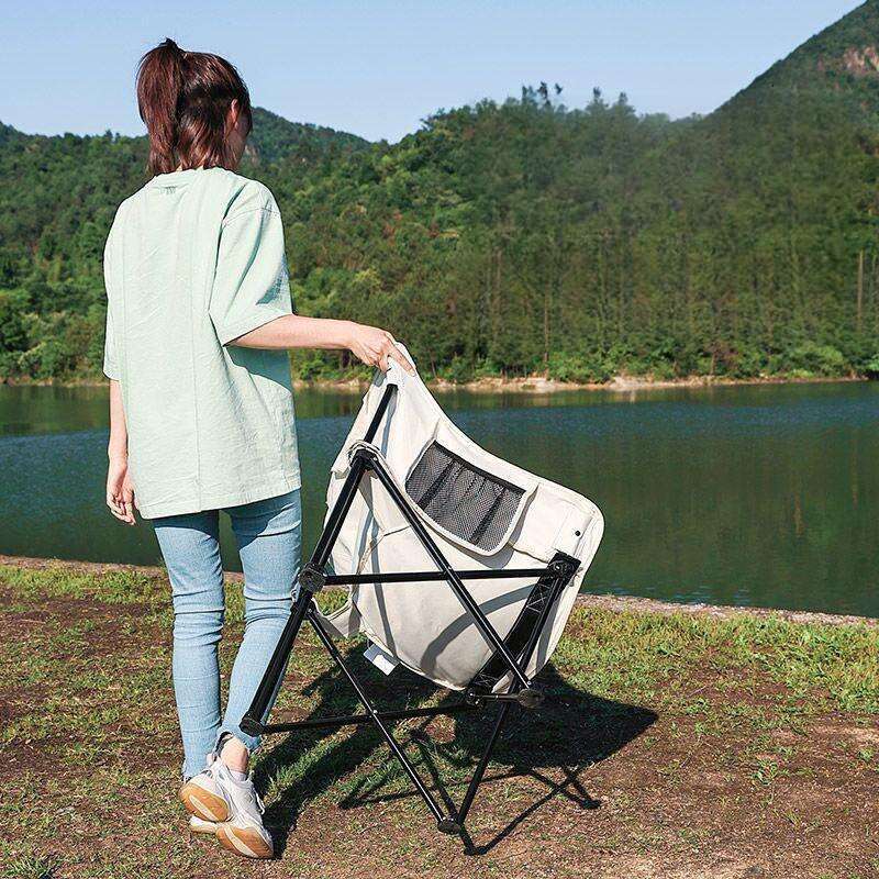 German Outdoor Folding Moon Camping Portable Bench Fishing Backrest Picnic Table and Chair