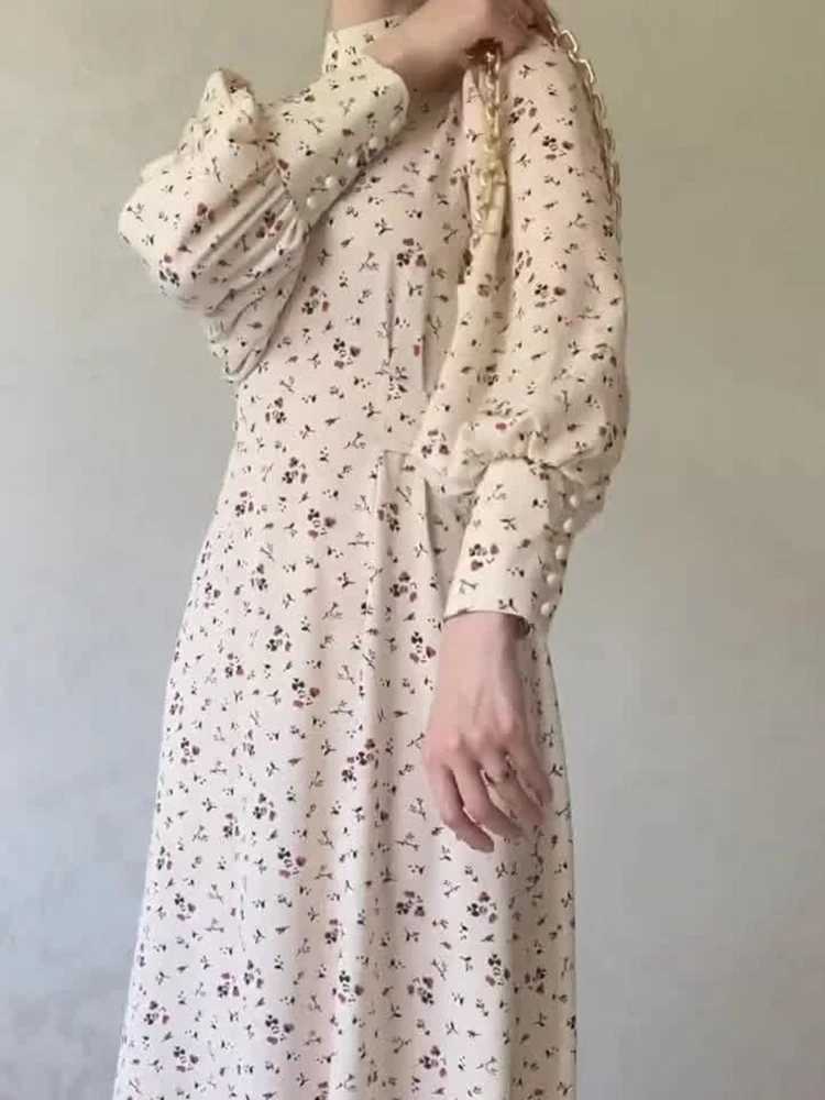 Spring Eid Muslim Floral Dress for Women Dubai Abaya Morocco Party Dresses Ramadan Lace-up Kaftan Vestidos Arab Long Robe 2024 X250514