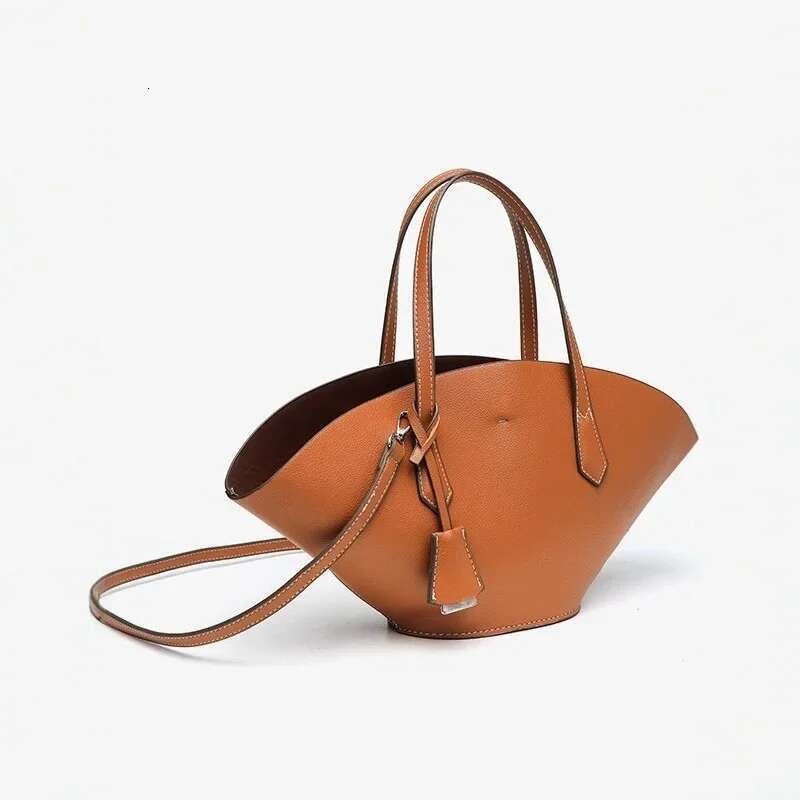 New In Handbag Deep Brown Yellow Office Commuting Handheld Single Shoulder Slant Cross Designer Bag Bags Women