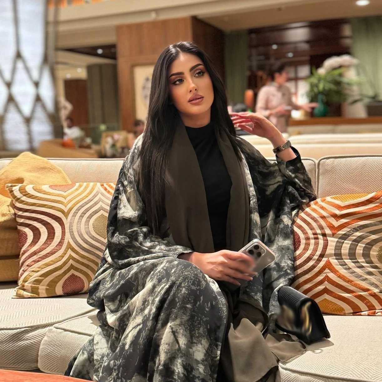 Muslim Women Print Kimono Open Abayas Dubai Turkey Kaftan Islam Jalabiya Ka Eid Djellaba Ramadan Caftan Marocain Femme Robe X250514