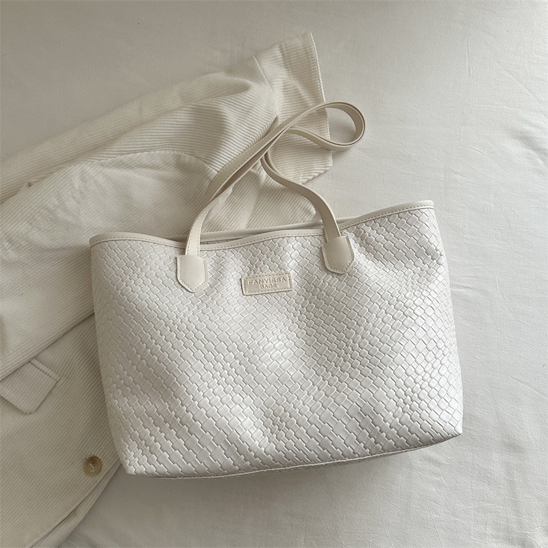 Korean Version Simple Large Capacity For Women 2025 Luxury Bag New New Free Delivery Designer Bag Handheld Commuting Tote Bag Summer Fashion Casual Sh
