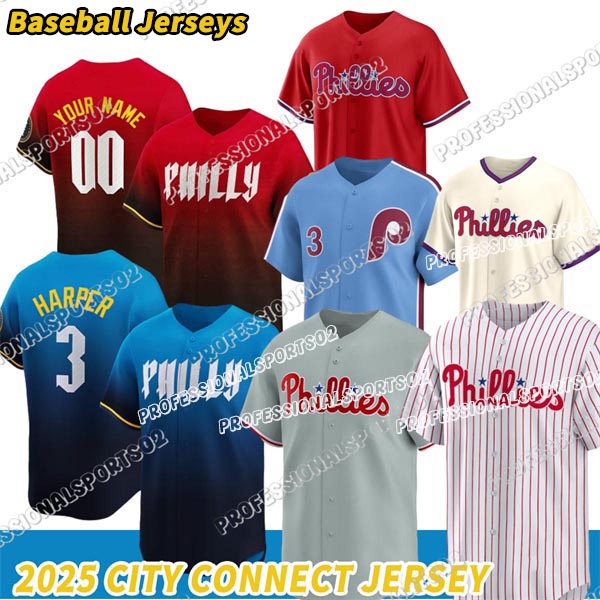 Phillies jersey city customized Baseball Jerseys #7 Turner #3 Bryce Harper Aaron Nola Kyle Schwarber Zack Wheeler Nick Castellanos jersey