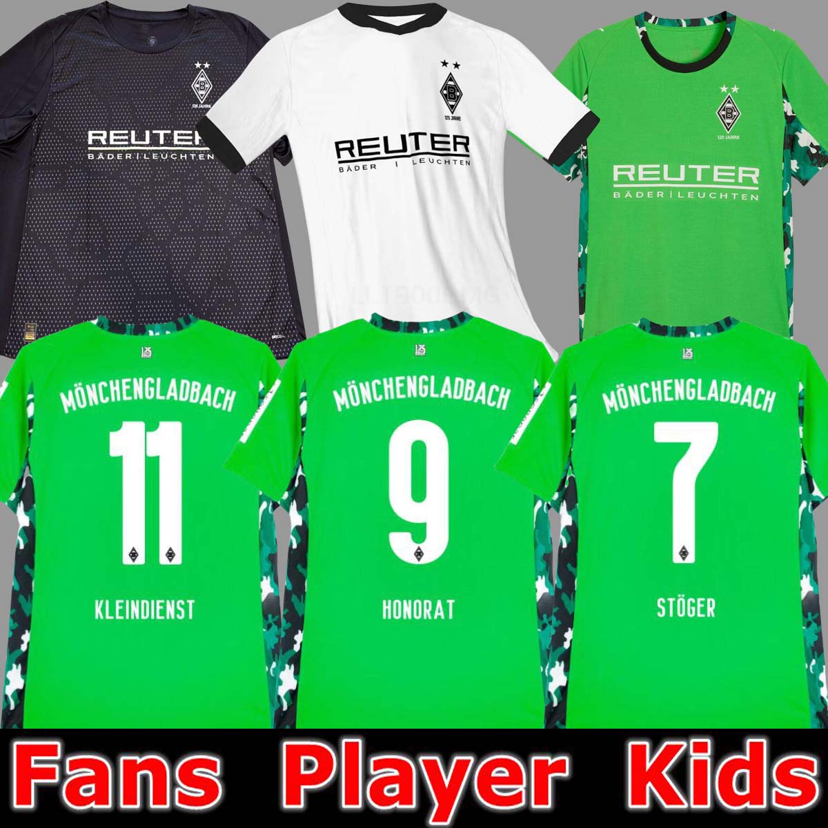 3XL 4XL 2025 2026 Gladbach VfL WEIGL HOME AWAY THURAM STINDL PLEA Soccer Jersey 25 26 Borussia Monchengladbach HOFMANN BENSEBAINI men kids kit Football Shirt