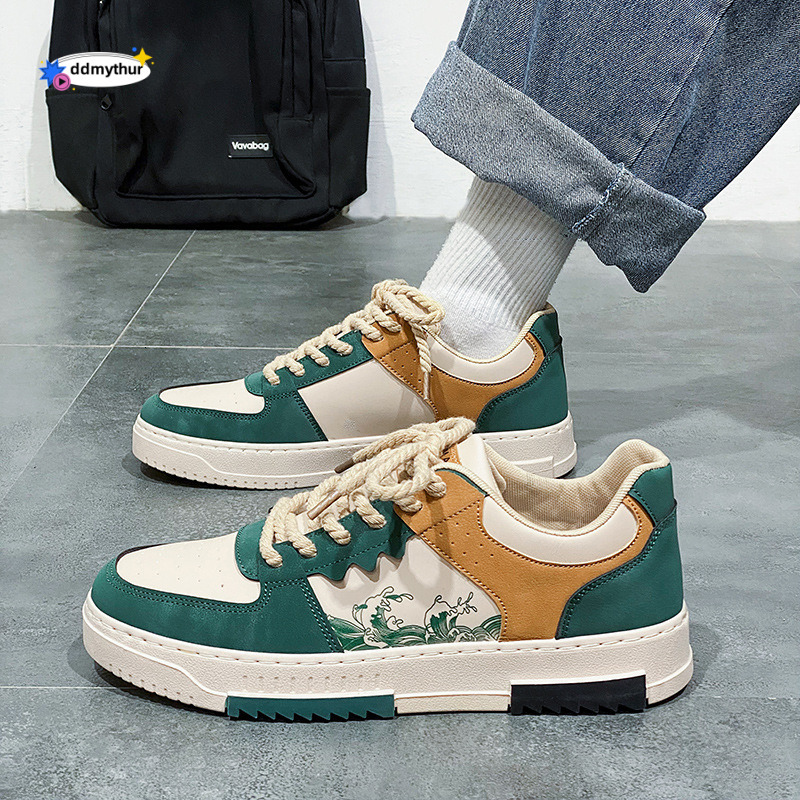 2024 New Board Men's Casual Sports Extra Large Breathable Trendy Shoes ddmythur