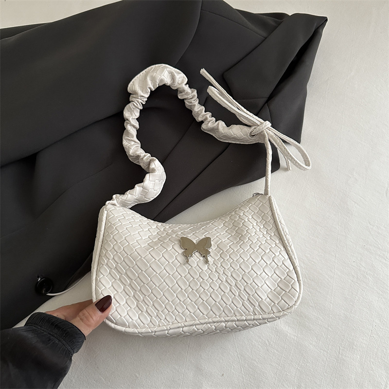 Solid Color Oil Luxury Bag Leather Versatile New Free Delivery Designer Bag Highend Texture Niche Underarm Bag 2025 Large Capacity Design Stylish Cros